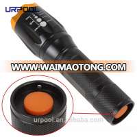 Extendible Zoomable Infrared Night Vision 10m Light Range 5W LED Flashlight Aluminum 1 x 3.7V 18650 battery